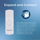 thumbnail image 3 of Kit de timbre inalámbrico Philips DES1120W/27 150 m blanco, 3 of 3