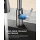 thumbnail image 5 of Grifo de cocina FORIOUS de níquel cepillado con rociador desplegable, 5 of 6