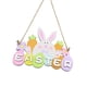 thumbnail image 4 of Pascua Primavera Adorno de Estatuilla impresa Estatua Centro de DIY Decoración de Pascua Juguetes Arte para primavera Interior Casa de Conejo de Pascua, 4 of 5