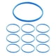 thumbnail image 4 of 10 Piezas De Anillos De Goma Para Micrófono, Piezas De Bricolaje, Bandas De Goma Decorativas Para Beta58A 87A, 4 of 5