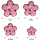thumbnail image 2 of Cuatro clips de ventilación decorativos para salidas de aire de automóviles, diseño de apariencia de flores, dirección de conversión de 90 °, Ambientador de automóviles para mujeres y niñas, 2 of 5
