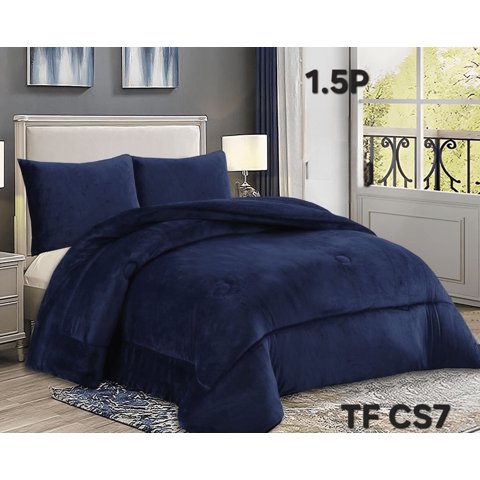 Todostore - Cobertor De Invierno Plush Liso Plaza Y Media