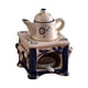 thumbnail image 3 of Quemador de cera para derretir, olla de aromaterapia, vela de té de cerámica, quemador de incienso de cerámica para patrón de flores, decoración del, 3 of 5