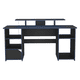 thumbnail image 4 of Escritorio Gamer Keria Con Puerta | Mesa Gamer Wengue Y Azul | Escritorio PC Gaming Moderno, 4 of 12