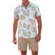 thumbnail image 1 of INSPIRE CHIC Conjunto de 2 Piezas para Hombre Camisa y Pantalones Cortos Tropicales Hawaianos Playa XL Caqui, 1 of 5