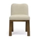thumbnail image 3 of Silla de comedor TOV Furniture Tiara Cream Performance Fabric, 3 of 7
