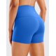 thumbnail image 2 of Shorts CRZ YOGA Butterluxe tiro alto 4" azul brillante M, 2 of 4