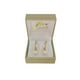 thumbnail image 2 of Semi Argollas con Perlas de Mallorcas N°8 Enchapado en Oro, 2 of 2