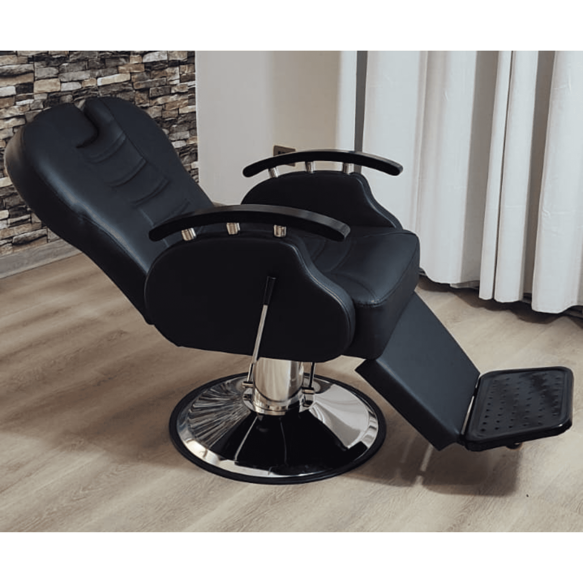 Velazio - Silla De Peluqueria Barberia Aviador Reclinable Giratoria Hidraulica