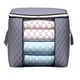 thumbnail image 4 of 3 Unidades Organizador De Bolsas De Almacenamiento De Ropa Solo Gris, 4 of 5