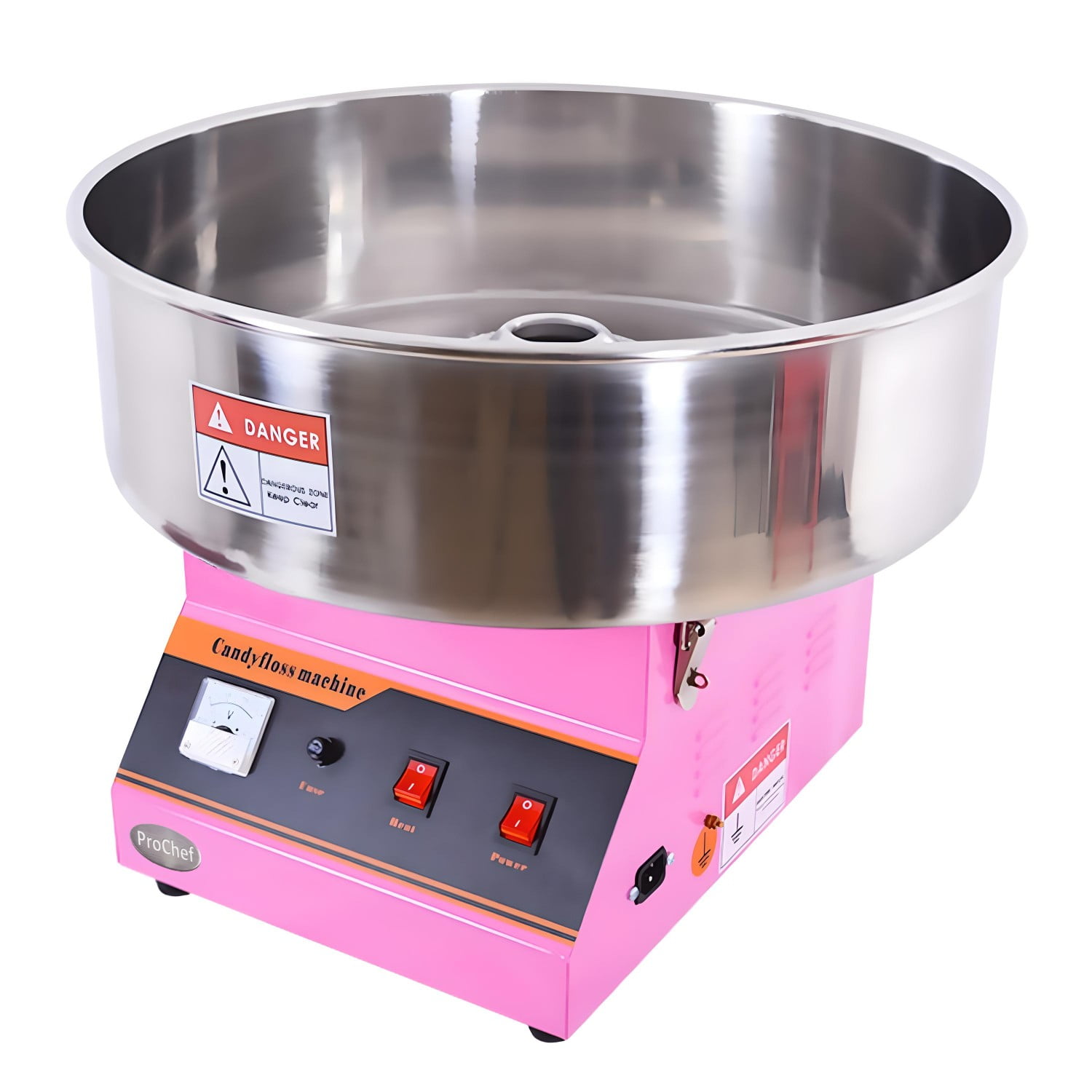 Prochef - Maquina Algodonera De Algodon De Azucar Sobremesa