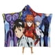 thumbnail image 1 of NEON GENESIS EVANGELION Manta Capa con Capucha Anti-Bolitas, Manta de Lana Ártica Suave, Manta Portátil de Felpa Ligera y Lujosa, Poncho para Siesta en Casa y Oficina, 100*130cm, 1 of 6