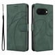 thumbnail image 2 of Funda tipo cartera con tapa para Google Pixel 9A con tarjetero, soporte y cubierta magnética Verde, 2 of 6