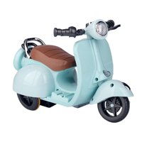 Magideal - Motocicleta Acrobática Giratoria De 360 Degree, Accesorios Para Hámster, Juguetes Eléctricos Para Mascotas, Juguete De Baile De Dibujos Animados, Suministros Para Mascotas, Motocicleta Azul