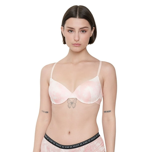 Sostén Mujer Push Up Copa C Coral Tie Dye Corona