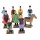 thumbnail image 4 of Chino Qin Terra Cotta Warriors Caballo Estatuilla Adornos De Ilustraciones Multicolor, 4 of 5