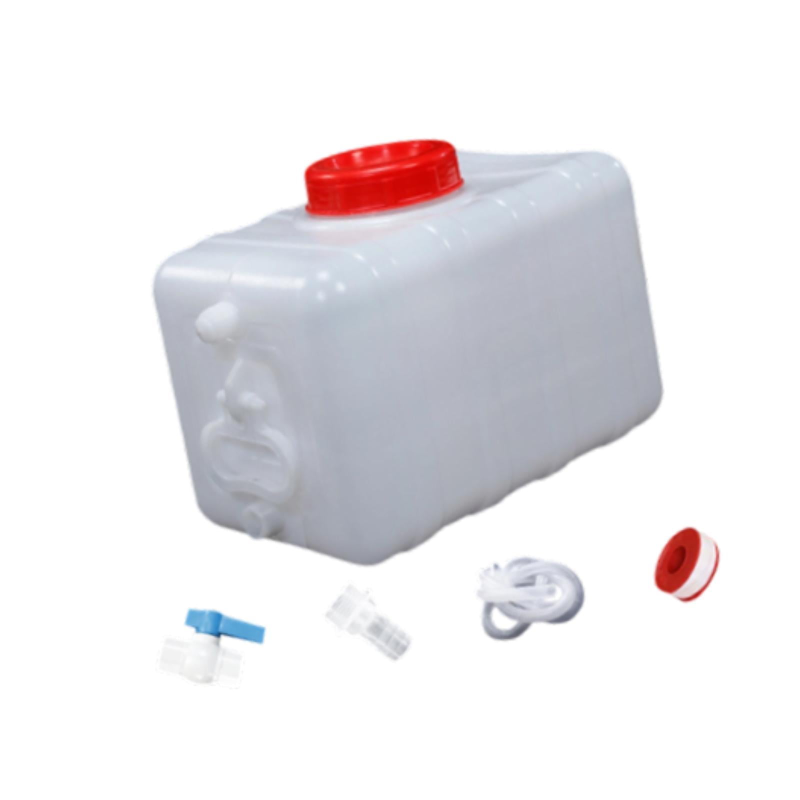 Magideal - Contenedor De Bebidas Portátil Recipiente De Agua Rectangular Horizontal Bidón De Almacenamiento De Gran Capacidad Dispensador Para Transportar Líquid 15 Litros