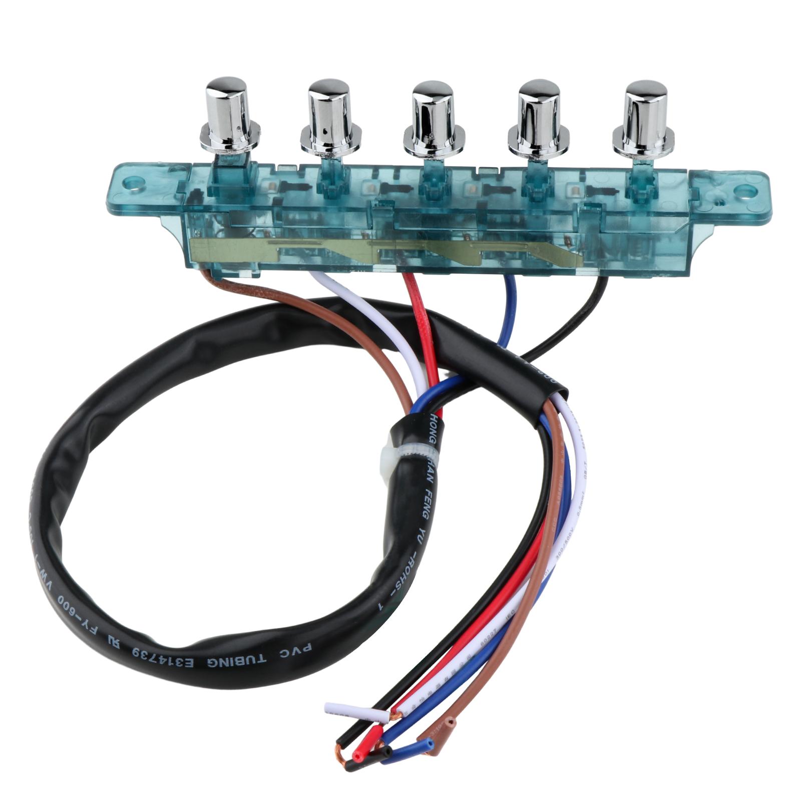 Bothyi - Interruptor De Campana Extractora, Interruptores Universales De 5 Botones Para Electrodomésticos