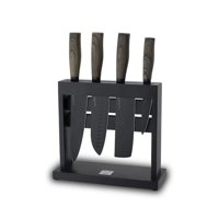 Disparo - Conjunto De Cuchillos Acero Taco 4 Pcs Wayu Negro