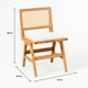 thumbnail image 4 of Pack de 2 Sillas Aura de Rattan con Asiento de Tela - Natural Beige, 4 of 7