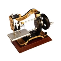 Magideal - Modelo De Máquina De Coser Vintage, Accesorio De Foto, Estatuilla Antigua De Hojalata, Adorno De Máquina De Coser Retro Para Decoración De Estante De Estilo A
