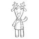 thumbnail image 1 of Decomural Rudolph Reindeer Christmas Animals WS-34396, 1 of 2