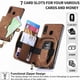 thumbnail image 2 of Funda Tipo Cartera con Correa Cruzada para Samsung Galaxy A30/A20 Protección Contra Golpes Marrón, 2 of 5