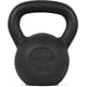 thumbnail image 1 of Juego de pesas rusas Yes4All de hierro fundido macizo de 5 a 50 kg, color negro, 1 of 6
