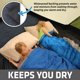 thumbnail image 3 of Alfombra para tienda de campaña Drymate, forro protector impermeable 7.4 x 8.4 ft, 3 of 8