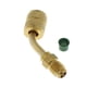thumbnail image 1 of Adaptador giratorio SAE hembra de 5/16 "a 1/4" macho SAE para R410a con dedal para CA, 1 of 5