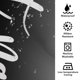 thumbnail image 4 of Cortina de Ducha Eleroye 183 cm Blanco/Negro “Get Naked”, 4 of 7