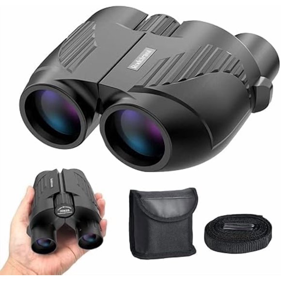 Binoculares Poazork 20x25 Compactos Impermeables Negro
