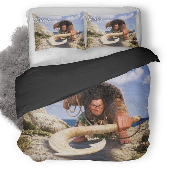 Maui Moana Quilt Duvet Cover Set Bedroom Decor Super Double Children3-Piece Bedding Set