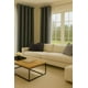 thumbnail image 3 of Pack 2 Cortina Engomada Termica Tela Delgada 100% Blackout 140X225 gris 140X225, 3 of 9