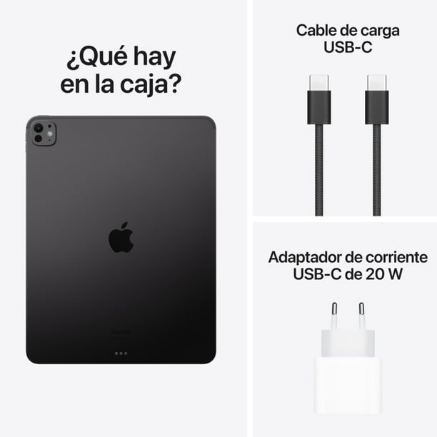 iPad Pro 13 M4 Wi-Fi + Cellular pantalla estandar 256GB negro