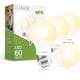 thumbnail image 1 of Bombillas LED Sigalux de 9,5 W, 800 lúmenes, 2700 K, E26, 4 paquetes, 1 of 7