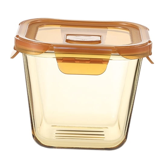 Fiocias - Recipiente De Cristal Para Yogur Con Tapas, Recipiente Para Cereales Para Cereales De Frutas Y Verduras
