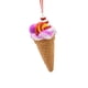 thumbnail image 3 of Adorno De Cono De Helado, Artesanía, Colgante Navideño Para árbol De Navidad, Pascua, Invierno, Morado, 3 of 5