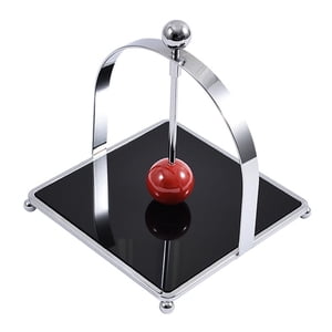 Bothyi - Servilletero Práctico Estante De Pañuelos De Hierro Para Picnics Dormitorio Fiesta De Cumpleaños Negro