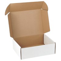 Cajas De Envío Nest Gleam De 12 X 9 X 4 Pulgadas, Juego De 5 Unidades, Color Blanco