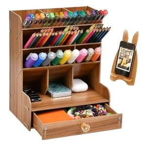 N-Ofertas - Organizador Escritorio 12 Compartimientos Cajón Porta Lápices