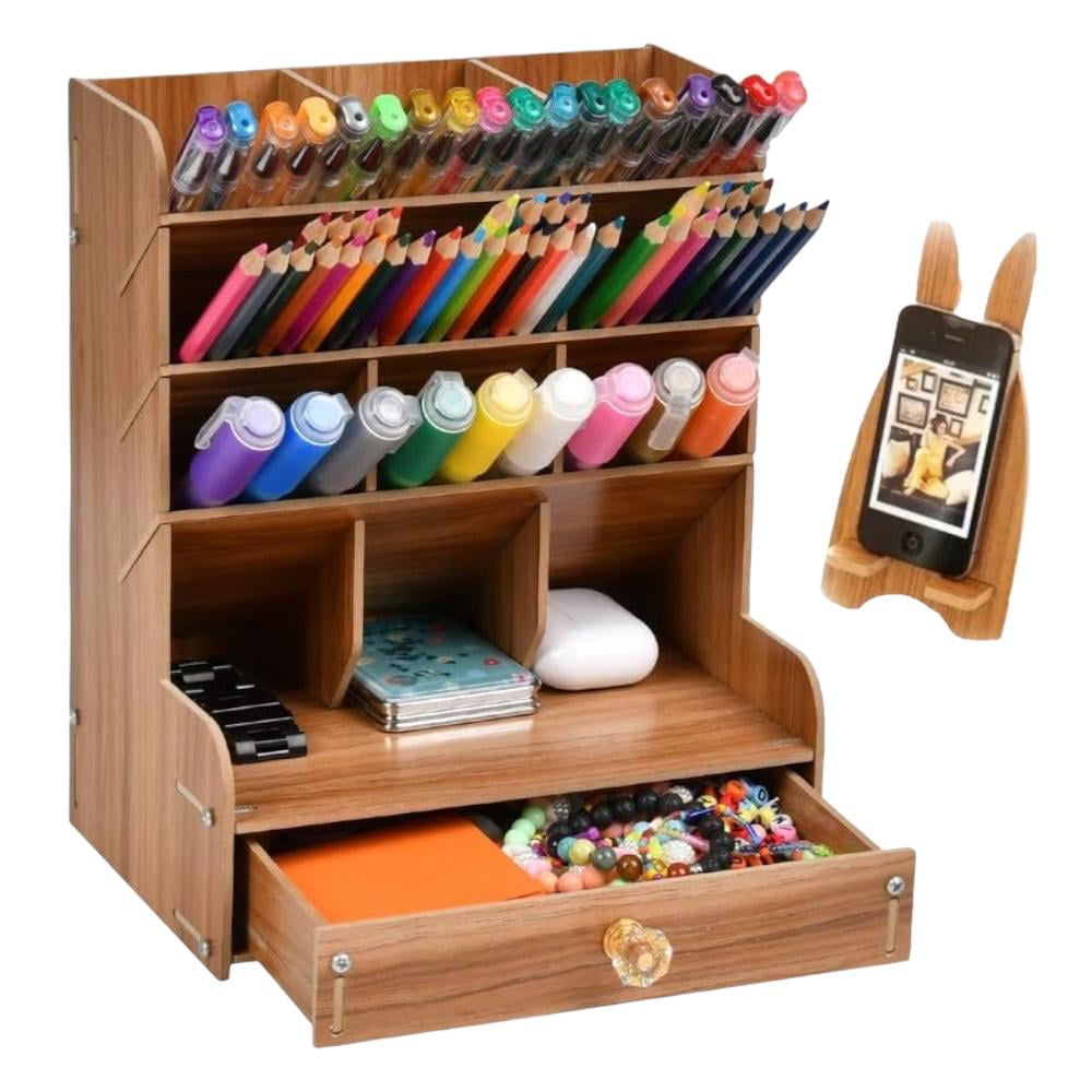 N-ofertas - Organizador Escritorio 12 Compartimientos Cajón Porta Lápices