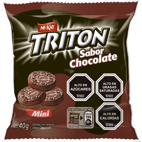 Galleta Mini Triton Chocolate, 40 g