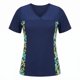 thumbnail image 1 of Delantal Mujer 2261 tela elasticada C/aplic. estampada al costado, 1 of 3