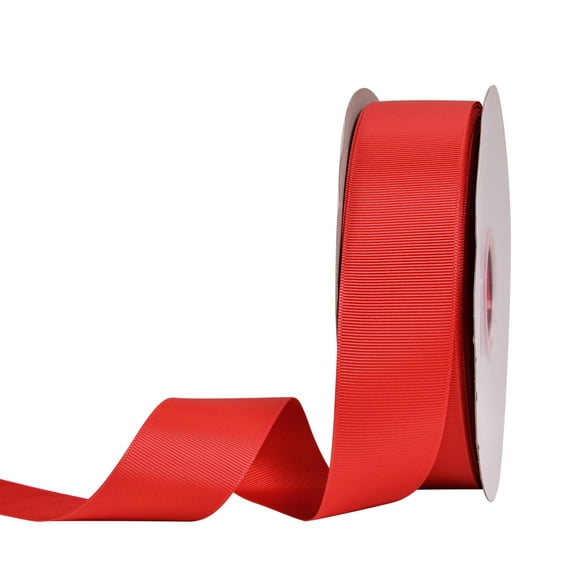 Cinta de grosgrain roja YAMA 3,8 cm x 45,7 m para manualidades