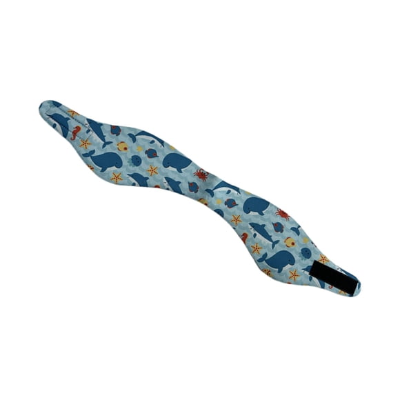Diademas de natación para niños Bandas para las orejas Neopreno elástico Patrón lindo para niños de 10 años en adelante y adultos Ligero Agradable par , Estilo f