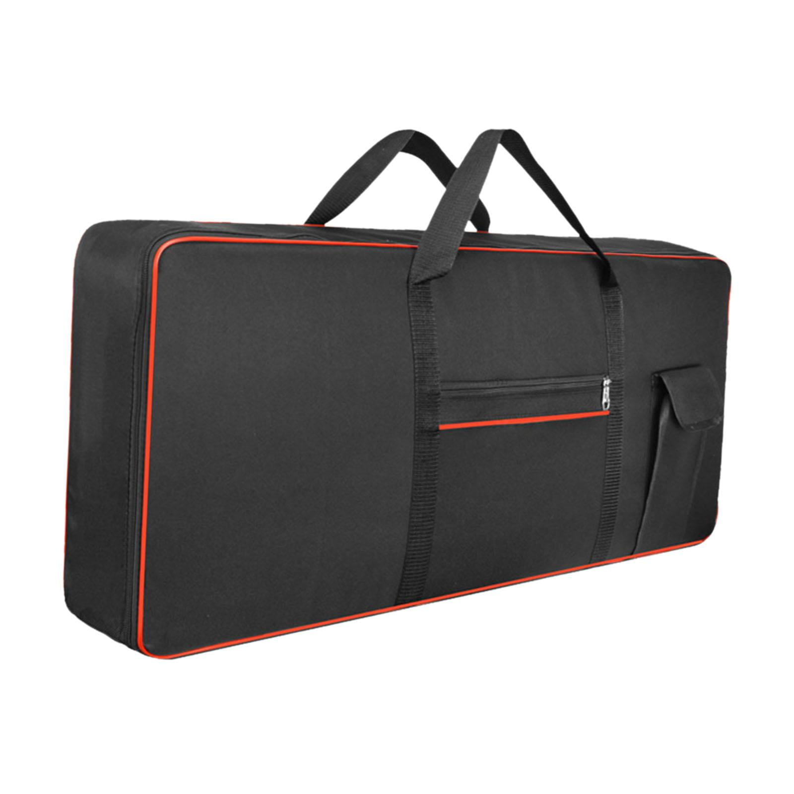 Bothyi - Bolsa Para Teclado De 61 Teclas, Funda Acolchada Para Piano Eléctrico, Para Concierto, Actuación Escolar, Color Rojo