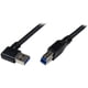 thumbnail image 1 of Cable USB StarTech.com de 1 m con ángulo recto USB 3.0 negro, 1 of 5