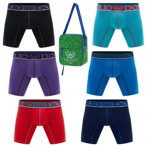 Giovacchino - Pack De 6 Boxer Medio Algodón Hombre Con Bolso Regalo
