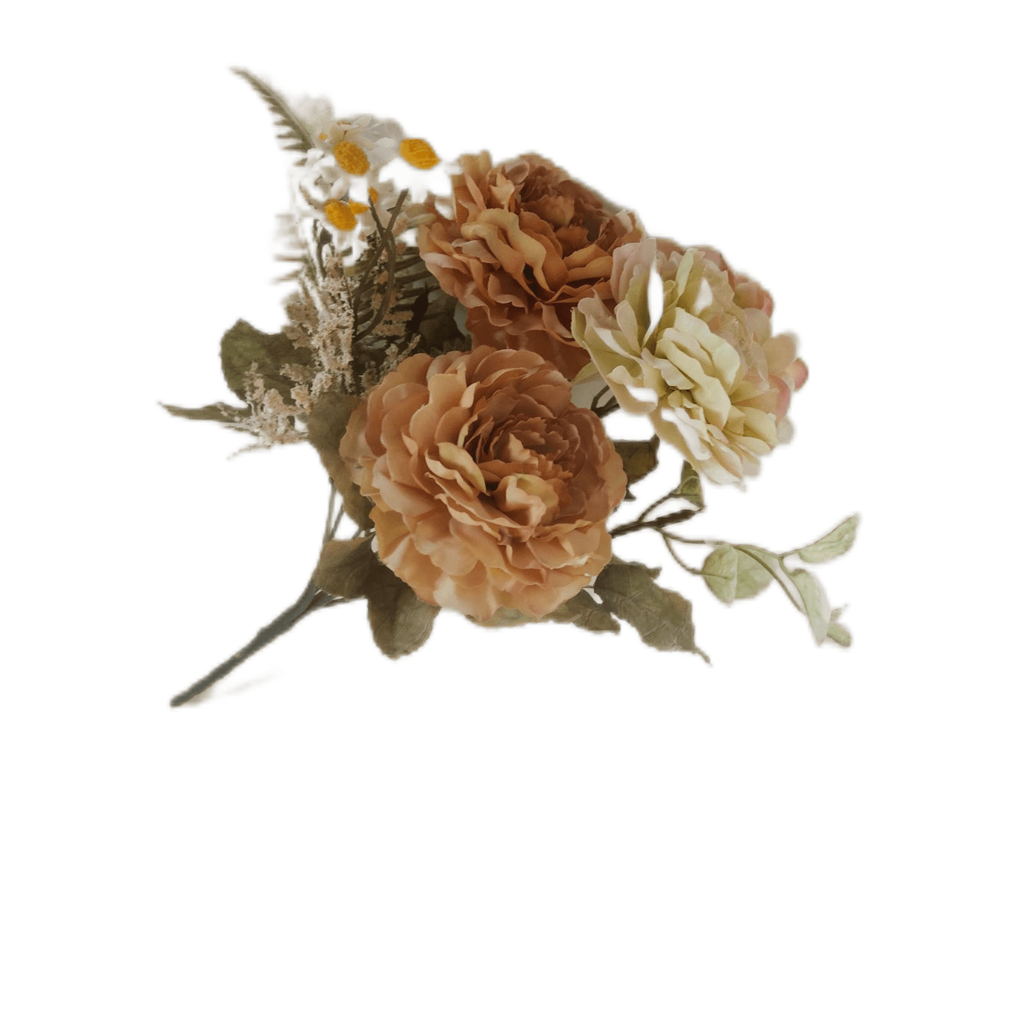 Vadell - Ramo De Flores Envejecidas Beige 30cm